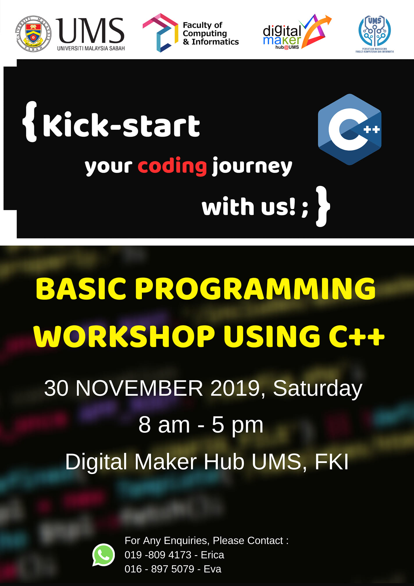 💻 Basic Programming Workshop using C++ 🖥️ Have you ever wanted to learn ...