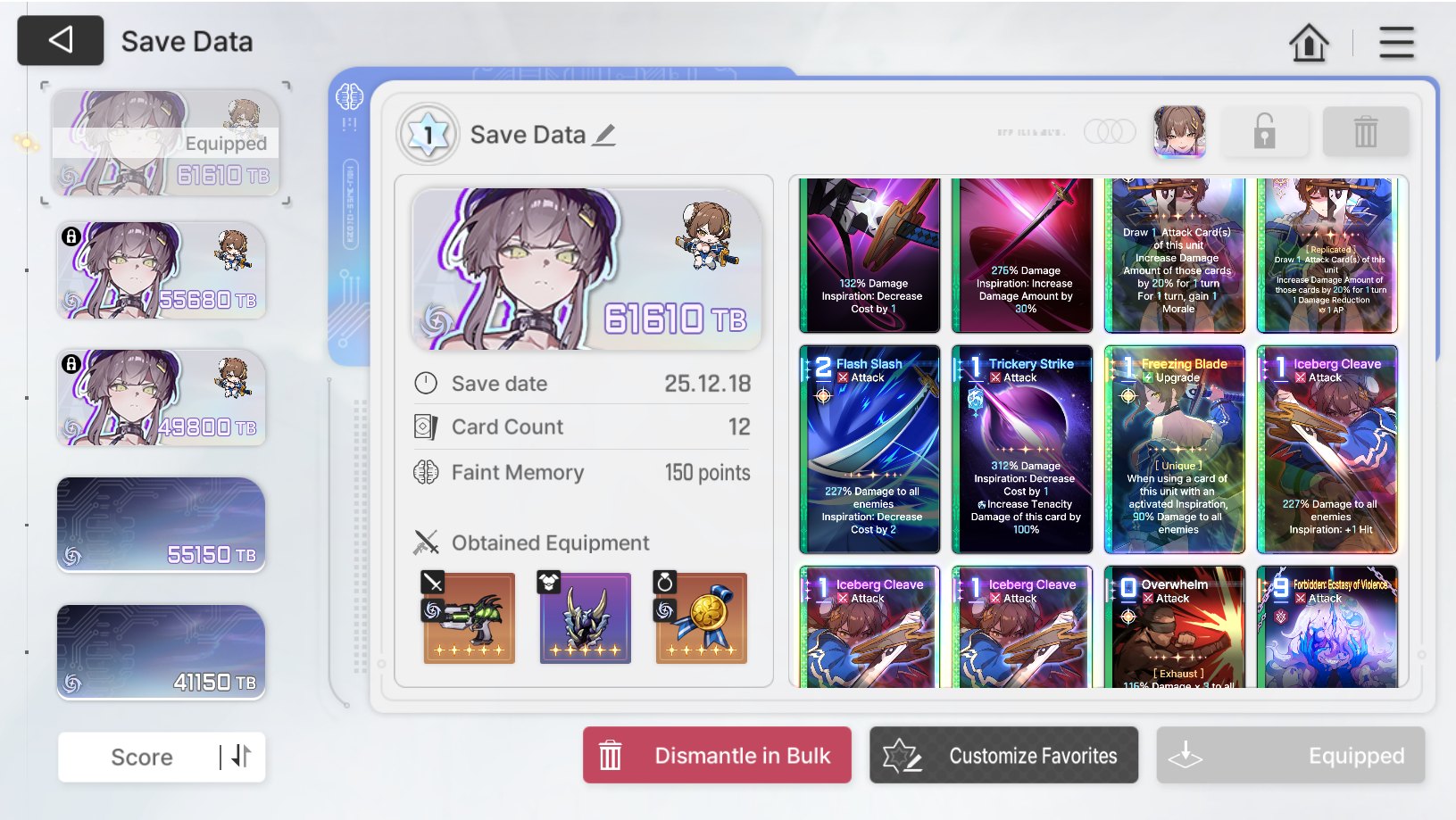 1.1) Deck cards & Team for Yuki tomorrow #CZN #Demiuruge