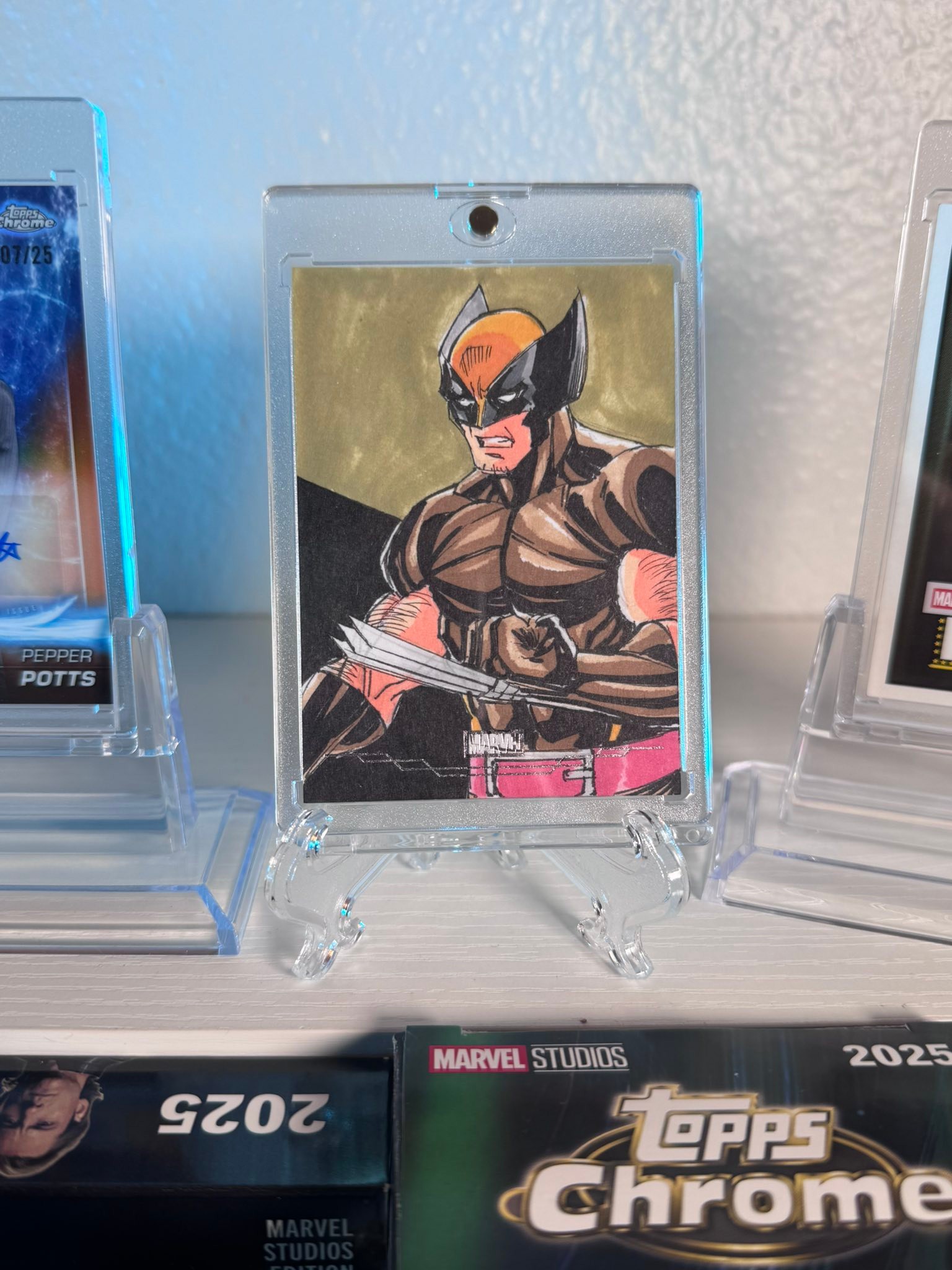 Trading wolverine sketch card for marvel autographs