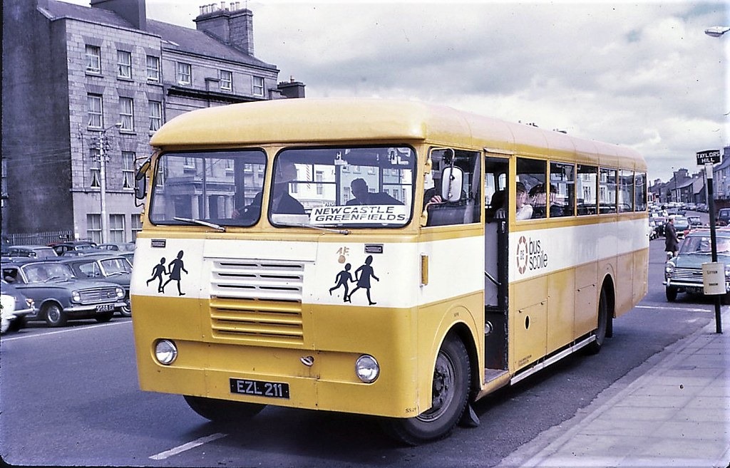 Old - Bus Scoile SS211 (1968 Bedford SB5) operating a local service at ...