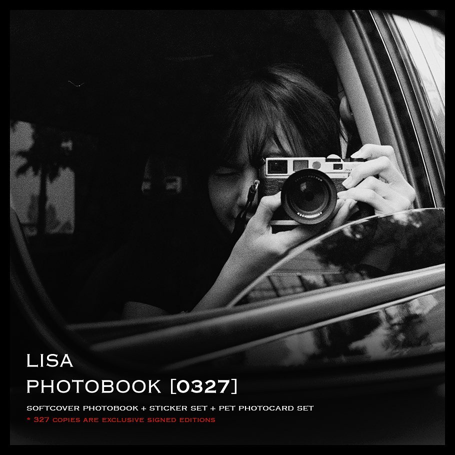 LISA PHOTOBOOK [0327] -LIMITED EDITION- ⠀ ⁍Release Date: 2020.03