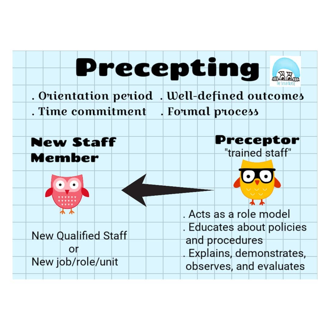 The Scrub Nurse - What is Precepting? Are you a preceptor? . what is ...