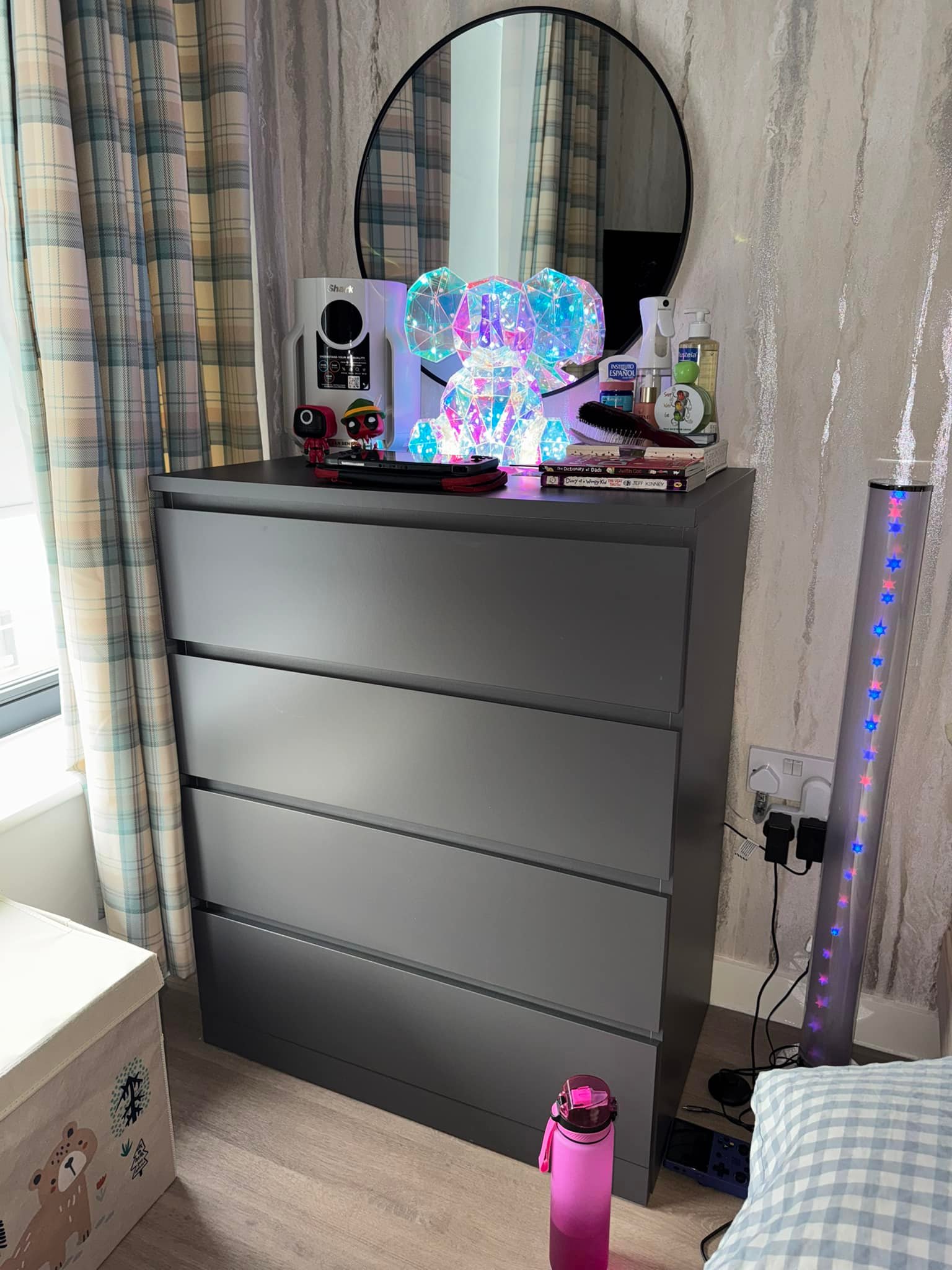 Ikea Malm chest of drawers and bedside table for sale