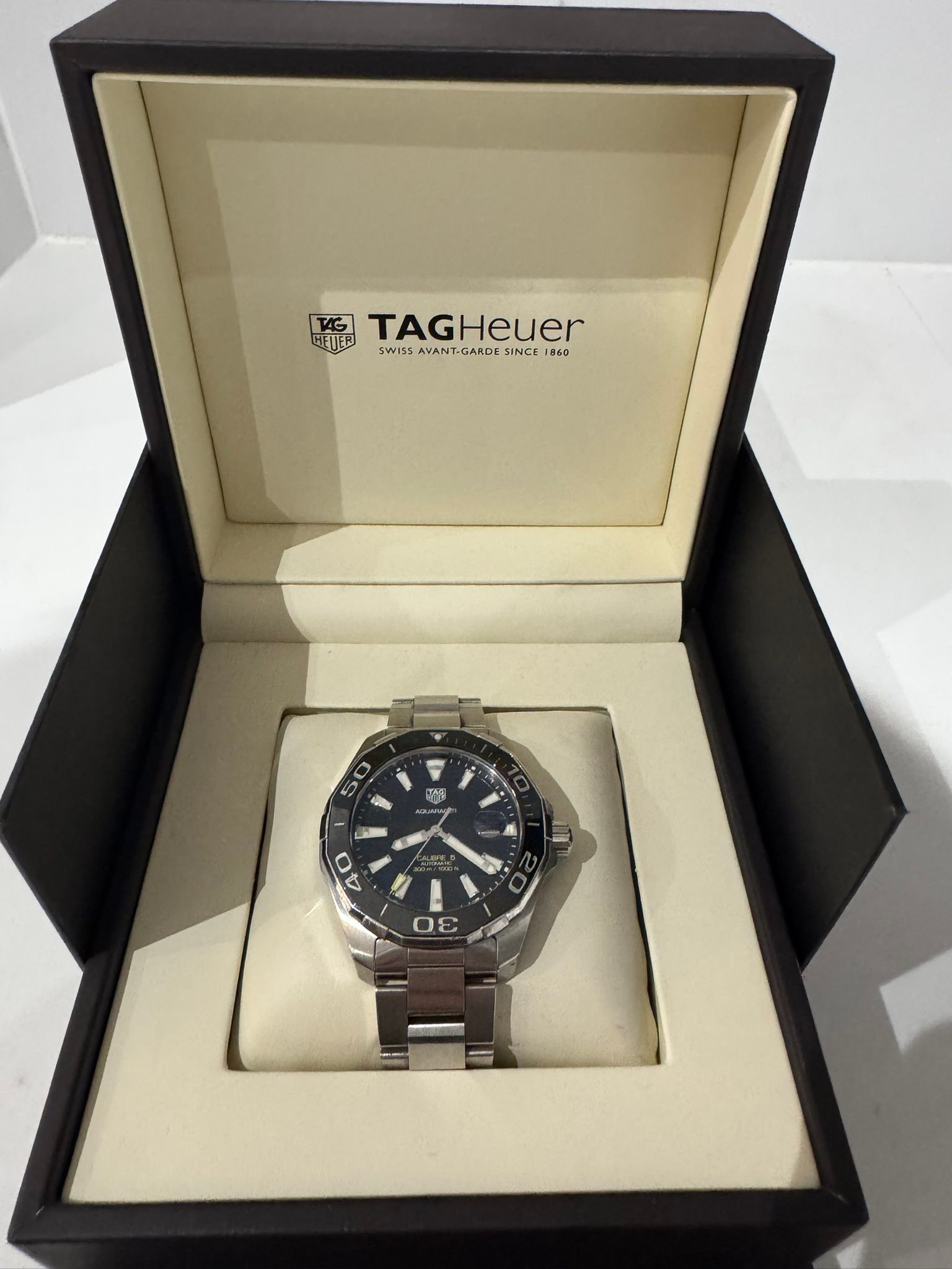 Tag Heuer Aquaracer, Model WAY201A, Automatic Calibre 5, stainless 