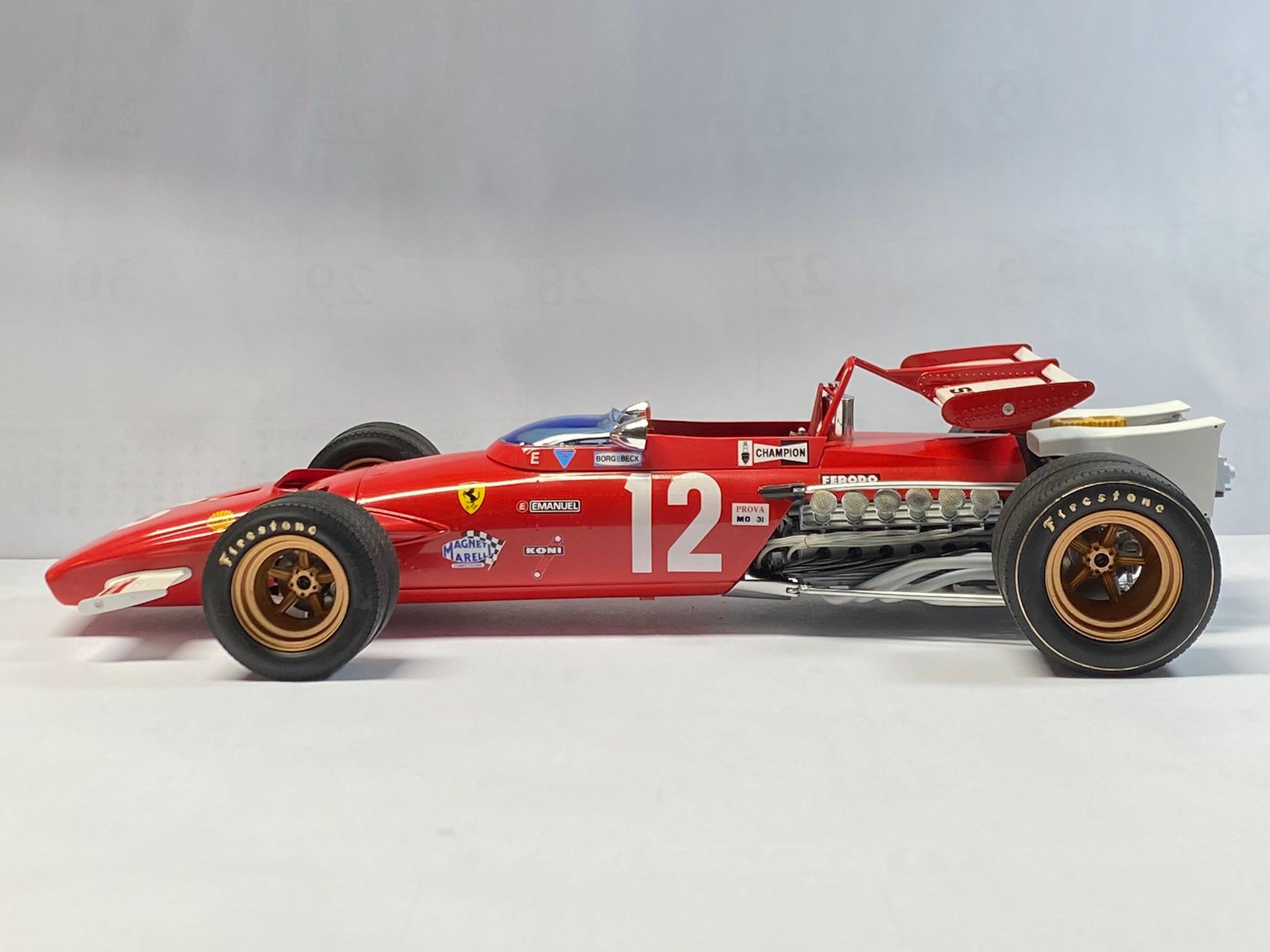 Model Factory Hiro 1/12 Ferrari 312 F1 1967.