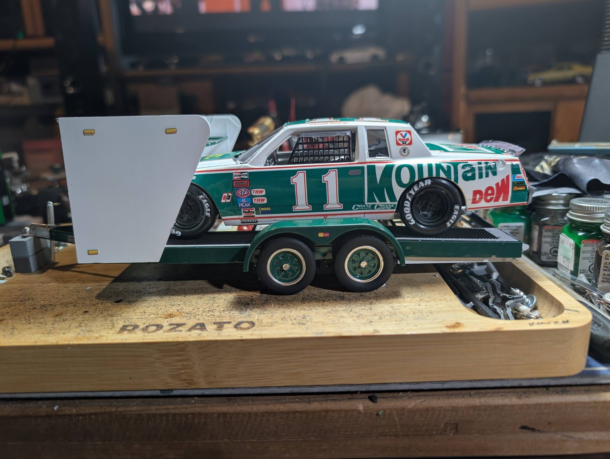 Dw's 1981 Mountain Dew NASCAR model part 2