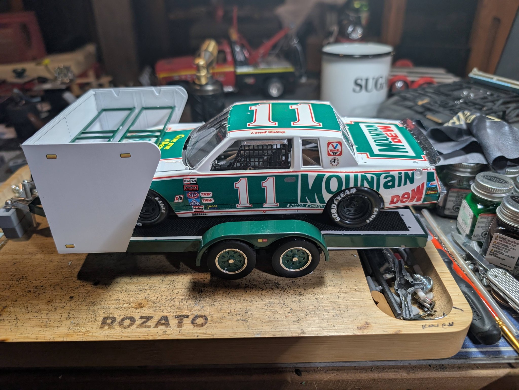 Dw's 1981 Mountain Dew NASCAR model part 2