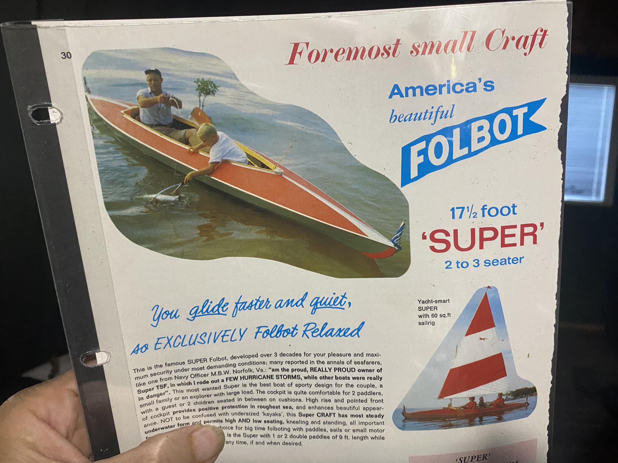 Folbot boat specifications and production years