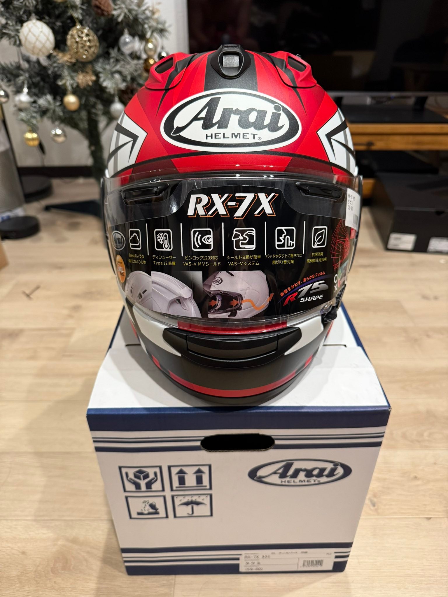 Brand new Arai RX-7X Takumi helmet for sale