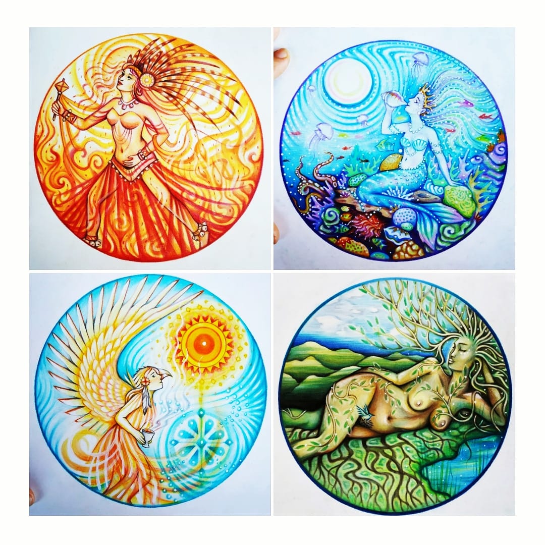 Moon Women - The four witches🧙 of the elements!!! The water witch 🌊 The ...