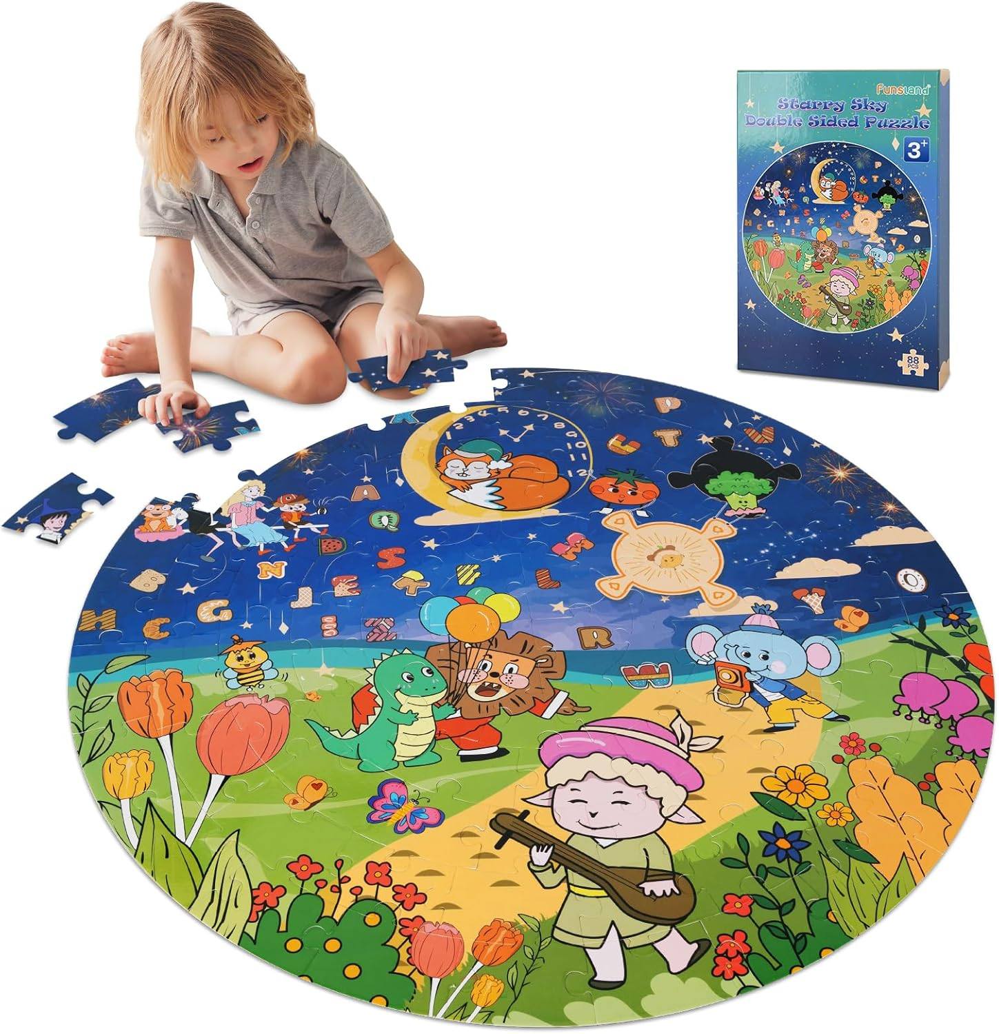 Circuit De Voiture Mini Lumineux Et Musical - 4 Voies, 4 Voitures - Jouet Portable Pour Enfants 5+ Ans