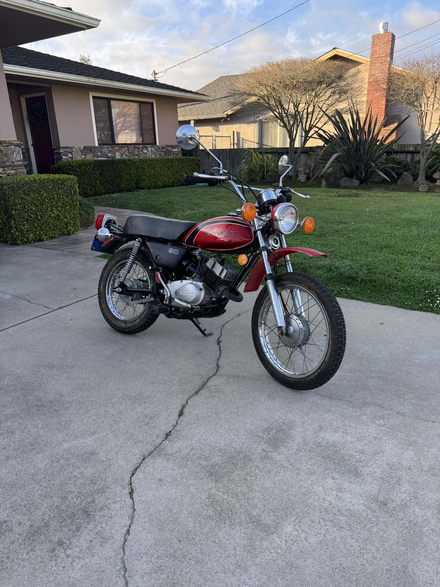 やま Stunning looking little 1978 Kawasaki KM90. Ever owned one? 🤔 Ad