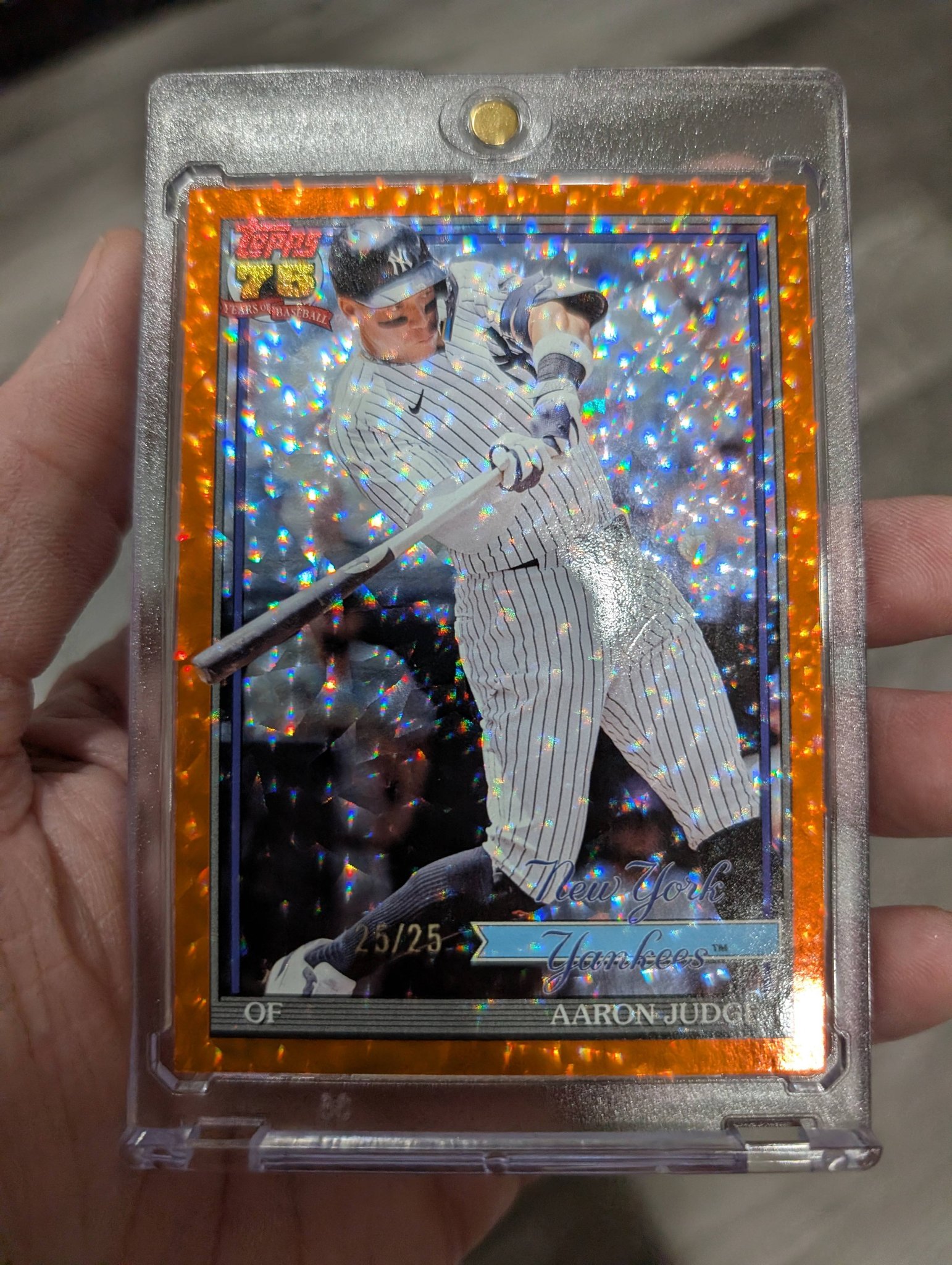 2026 Topps- 75th Anniversary Aaron Judge #25/25 $500 Or best offer 