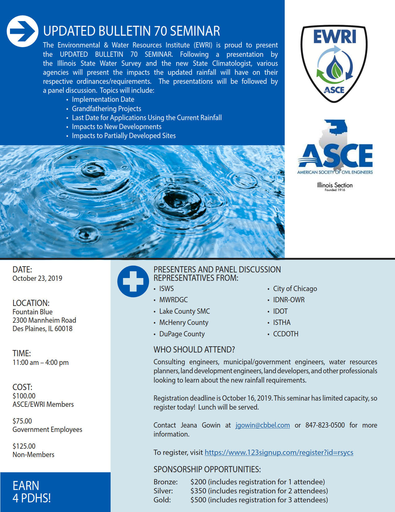 Environmental and Water Resources Institute (EWRI) Chicago Chapter, ASCE