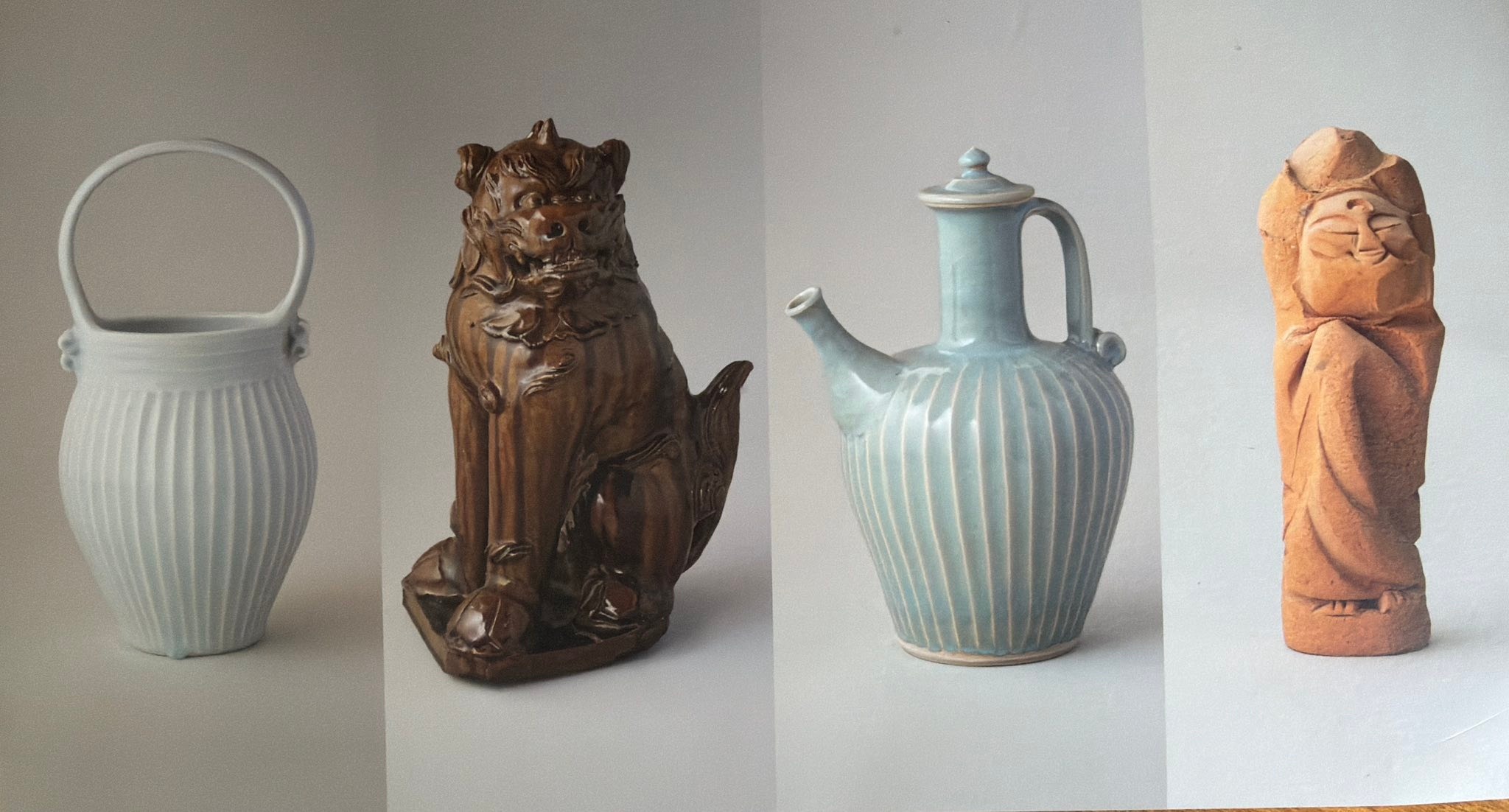 一重孔希 羅漢 陶器 陶仏 オブジェ 一重孔希羅漢陶器陶仏オブジェ