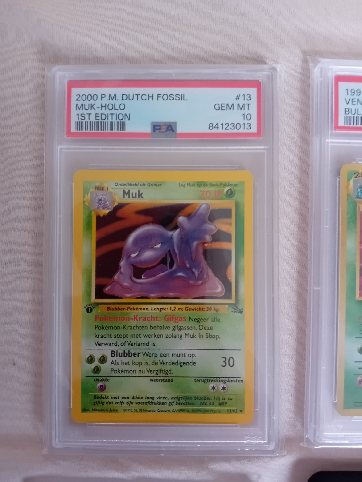 first edition muk pokemon card - 13/62 - Holo Rare pokemon Team Rocket Dark Muk Muk ex - Holofoil Dragon