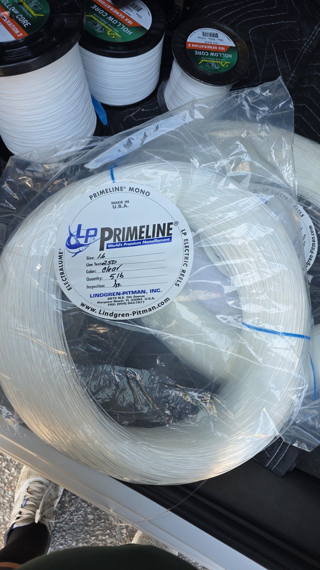 25 lb mon fishing line 360 yards Monofilament 5 Spool Choose from 350 Braided Fishing Line - 300