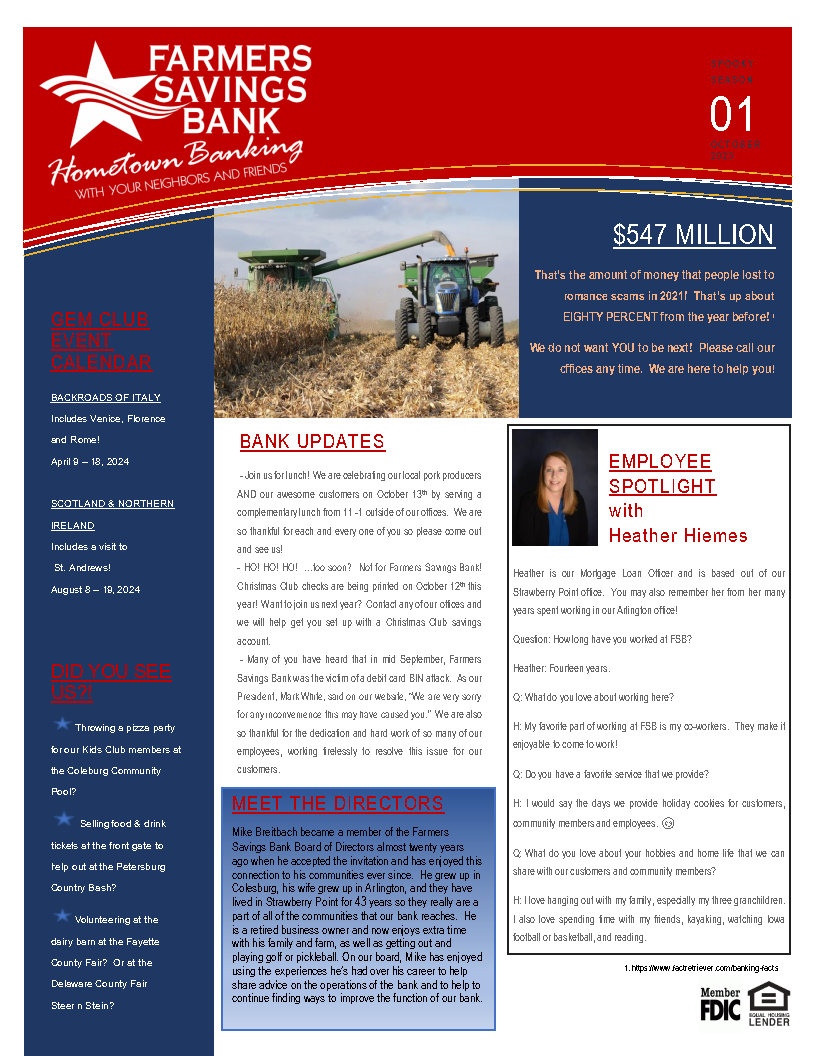 Farmers - Meet some of our crew and board, check the GEM club calendar ...