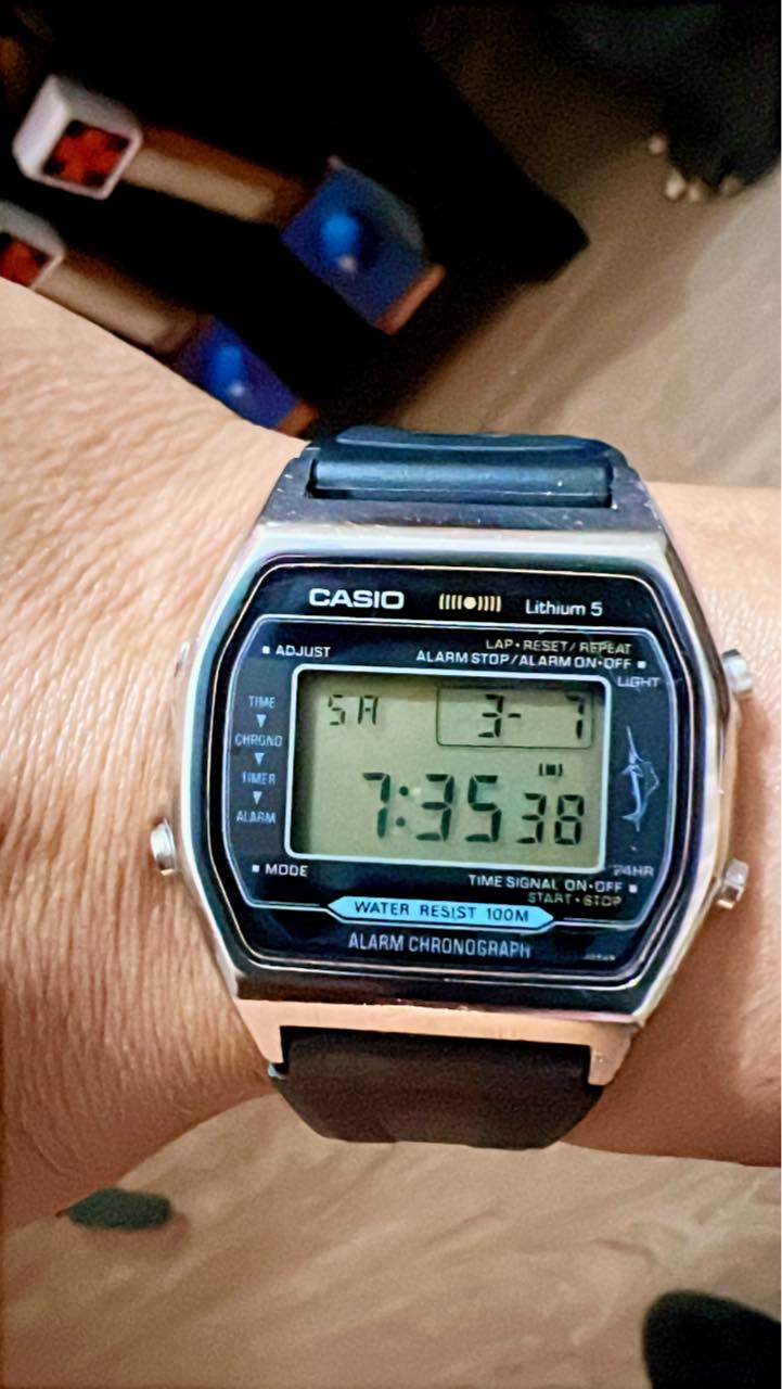 Here's my full set of Casio H-101 Marlin, all on original