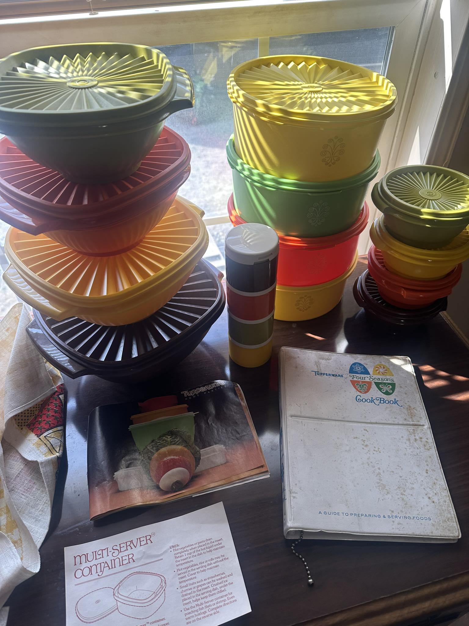 Vintage 1979 Sleepy Owl kitchen set found in Geronimo, Oklahoma