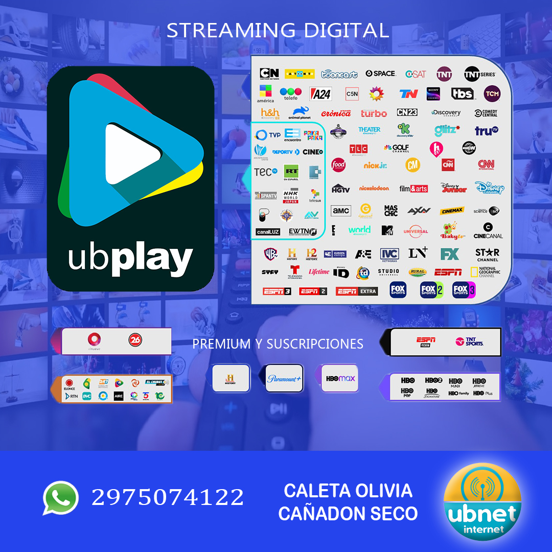 📺UBPLAY🎞 🤩Ya podes ver por streaming... - Ubnet Pico Truncado