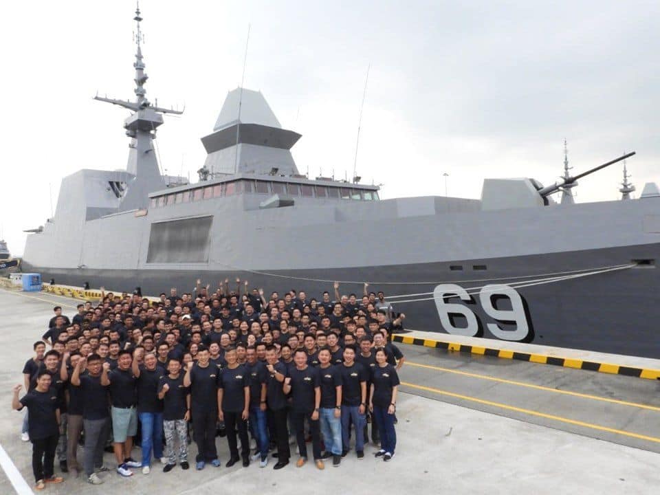 Republic of Singapore Navy - The crew of RSS Intrepid, both past and ...