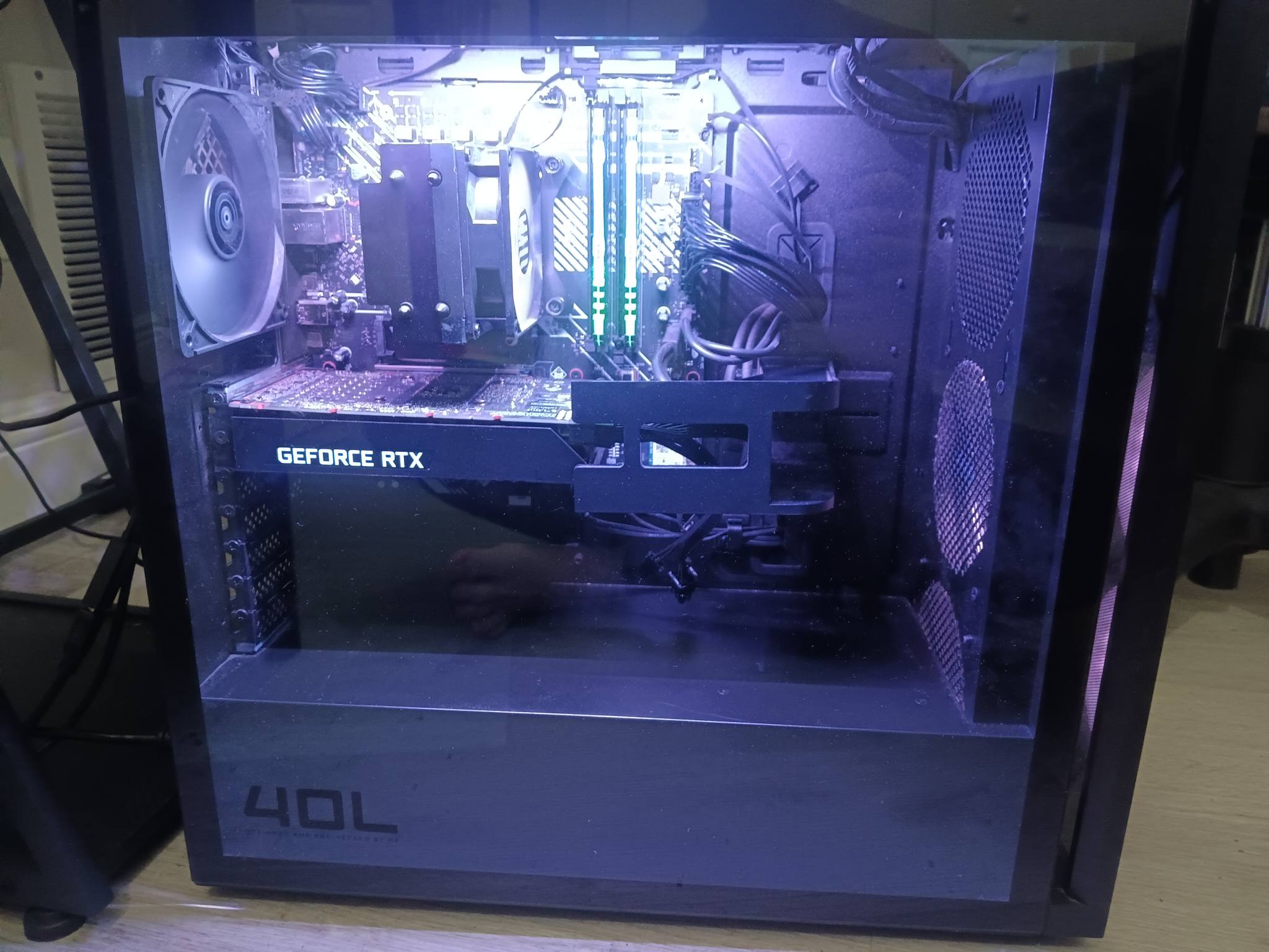 I have an Omen 40L with 12th gen Intel(R) Core(TM) i5-12400f 