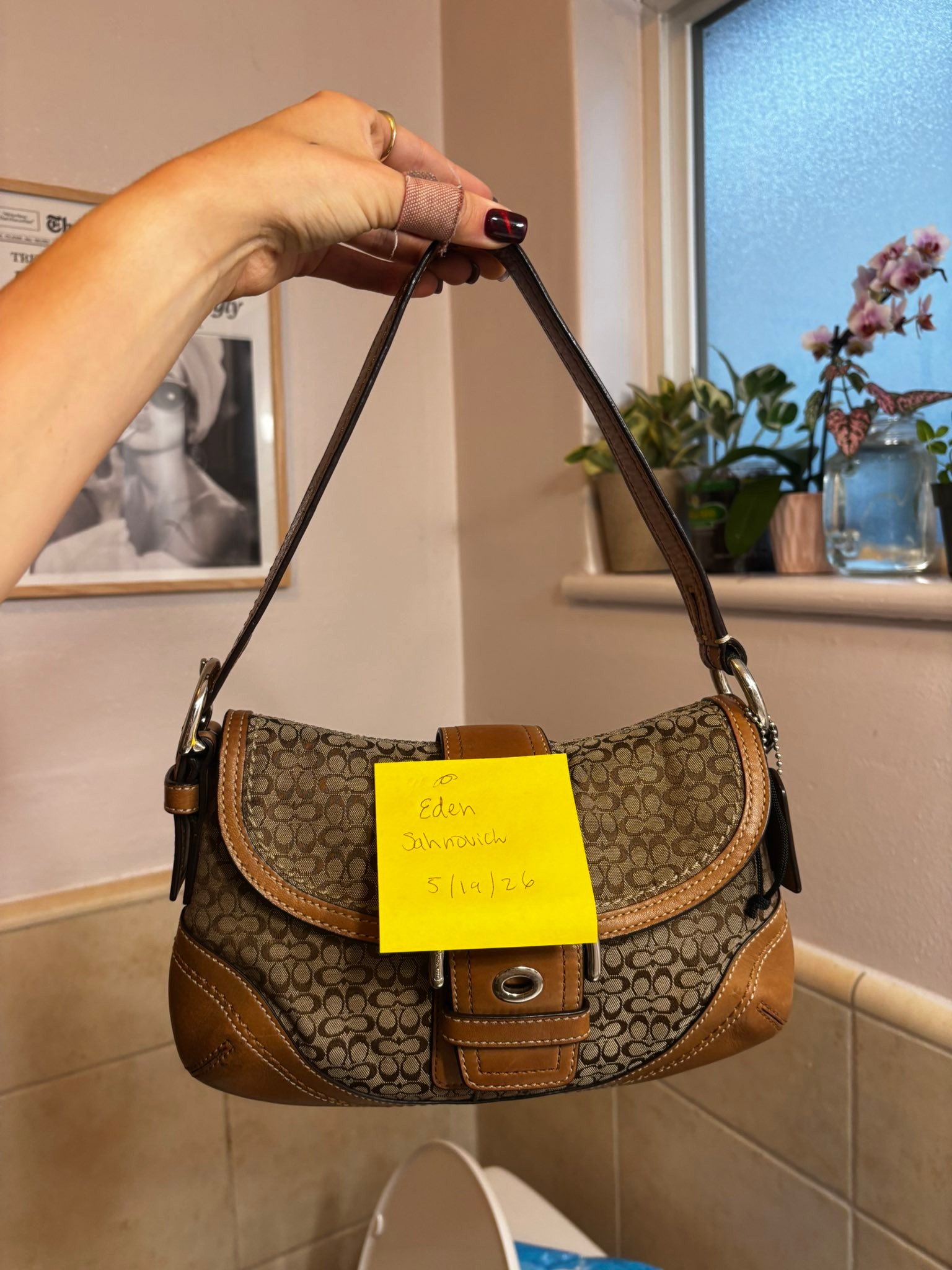COACH Bleeker Legacy Soho Signature y2k Coach legacy y2k bag for sale