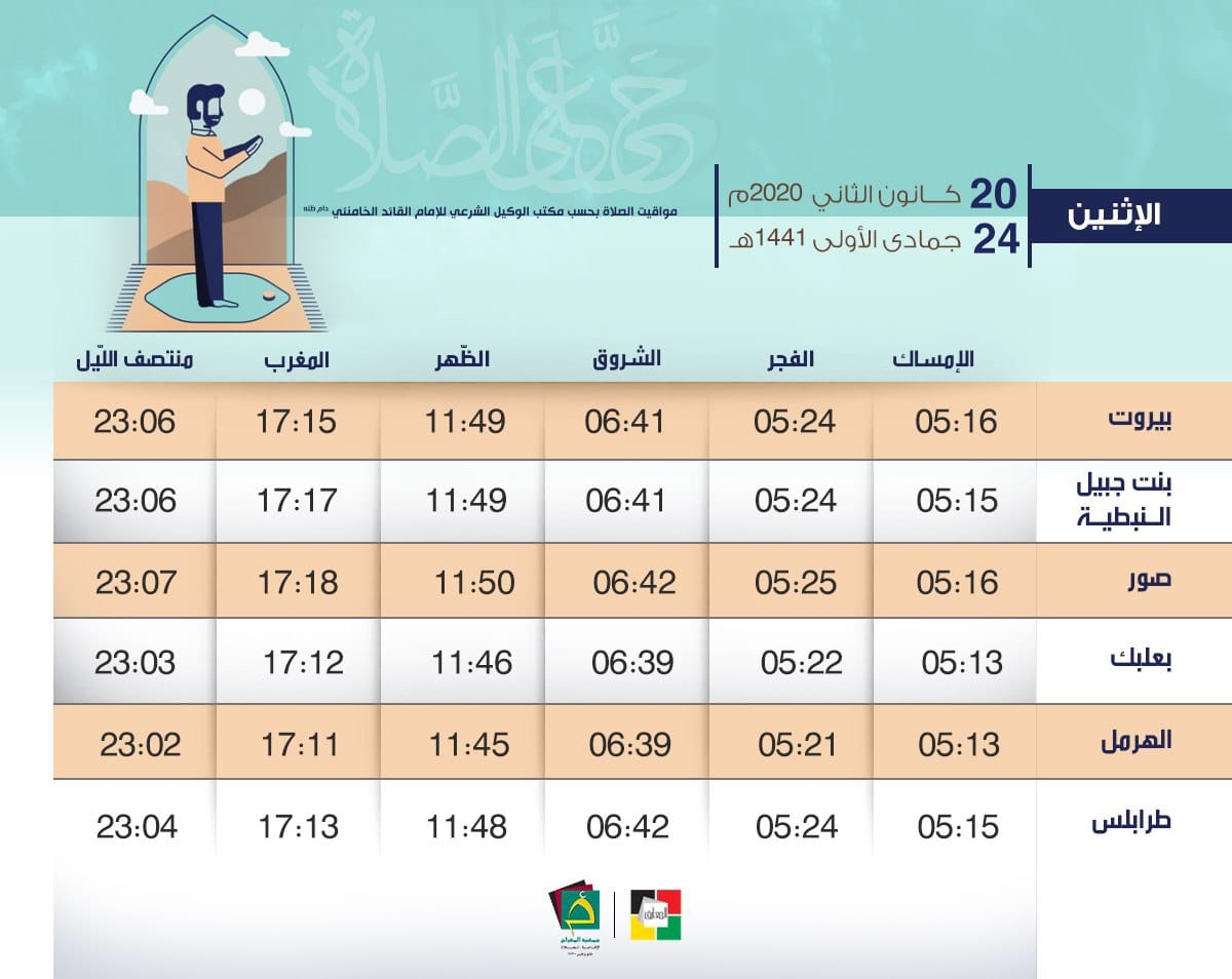 صلاة الظهر الجبيل كونتنت
