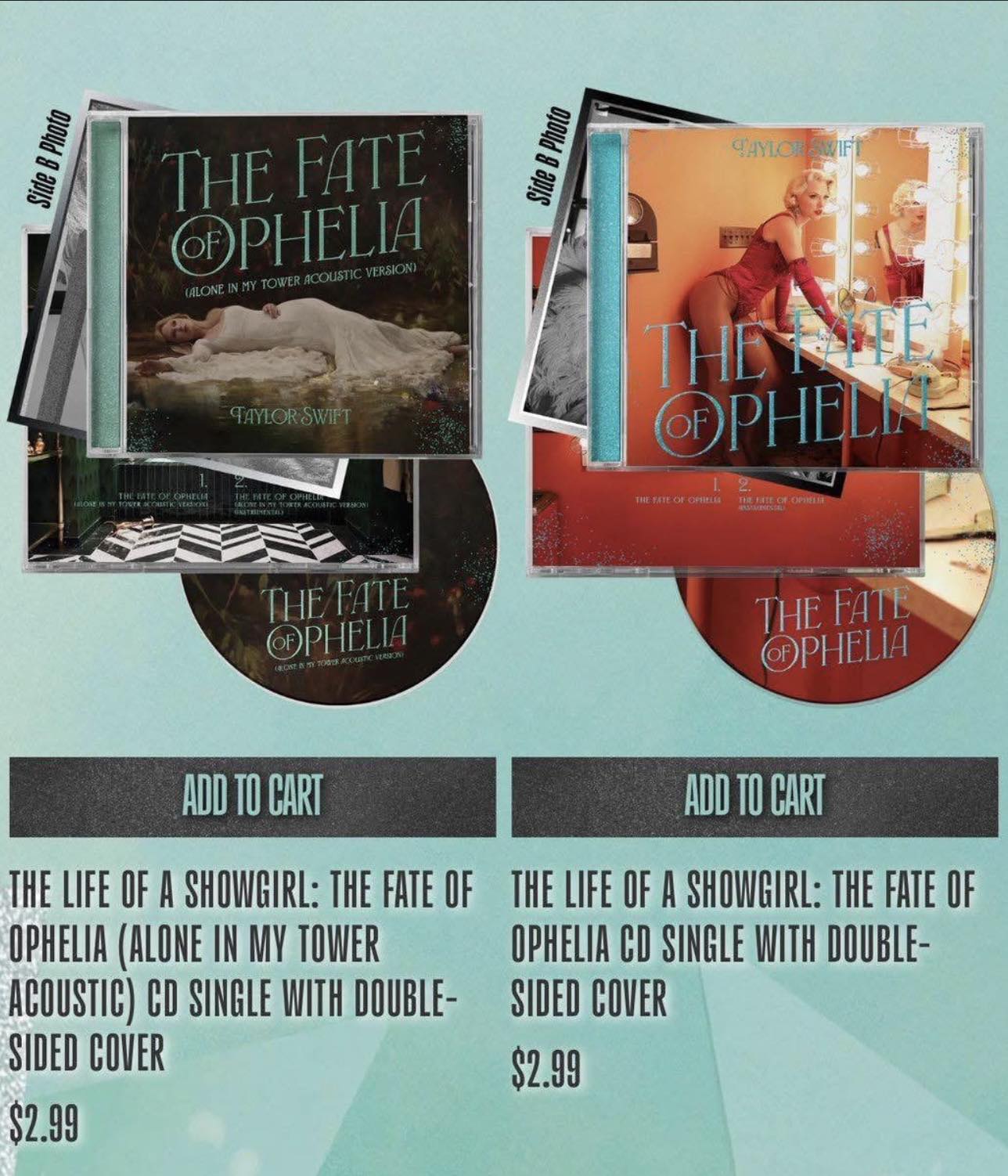 Where to buy Taylor Swift's Fate of Ophelia singles?