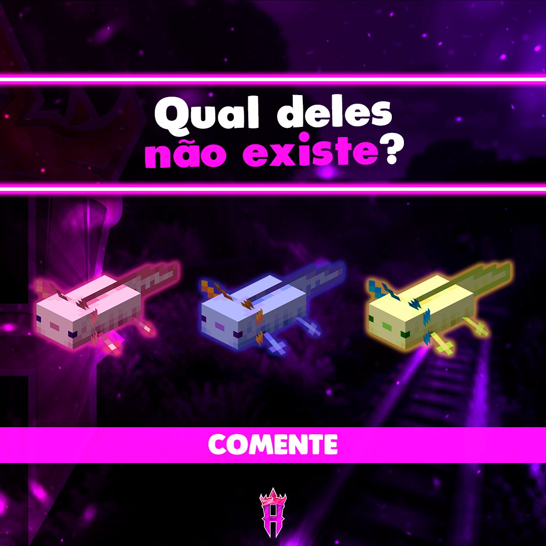 Hylex - Qual é o mob? 👀 ⠀⠀⠀⠀⠀⠀⠀⠀⠀ - Comente! ⠀⠀⠀⠀⠀⠀⠀⠀⠀ ⠀⠀⠀⠀⠀⠀⠀⠀⠀ 💜 ...