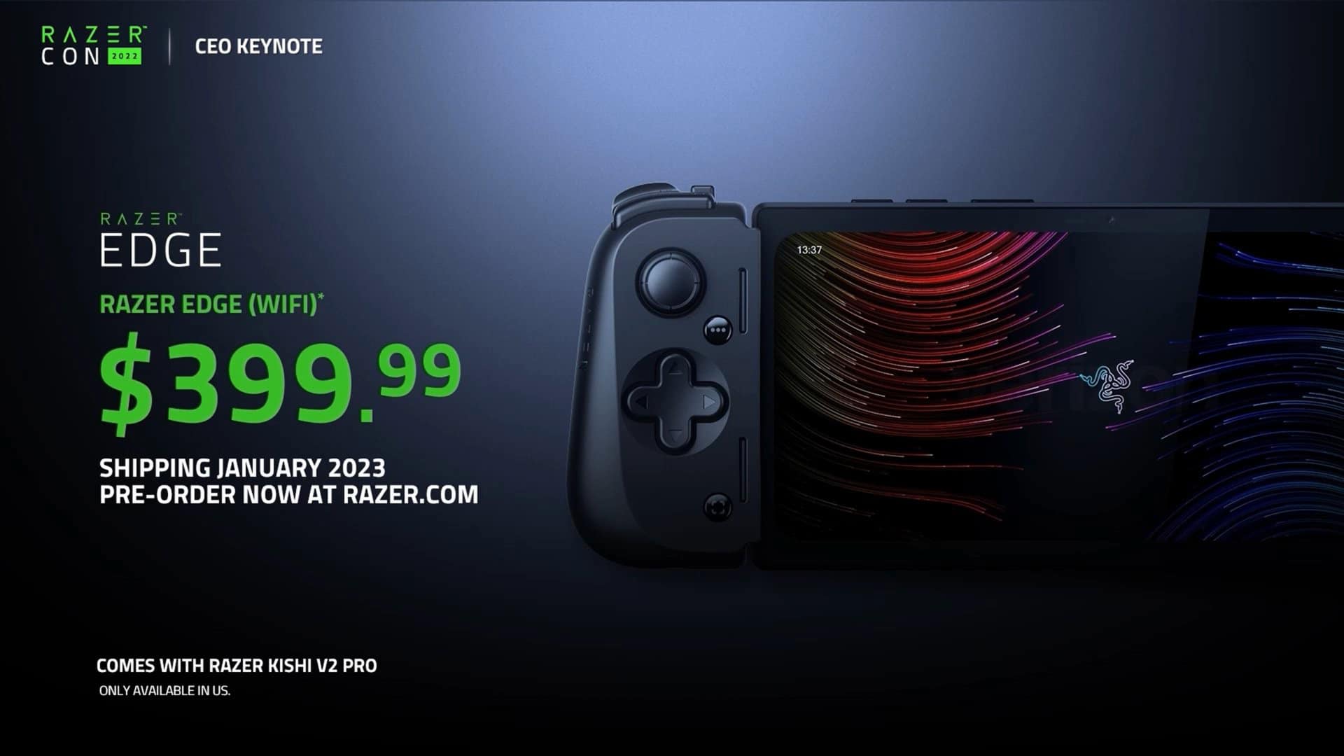 Razer Edge handheld gaming device 3rd anniversary
