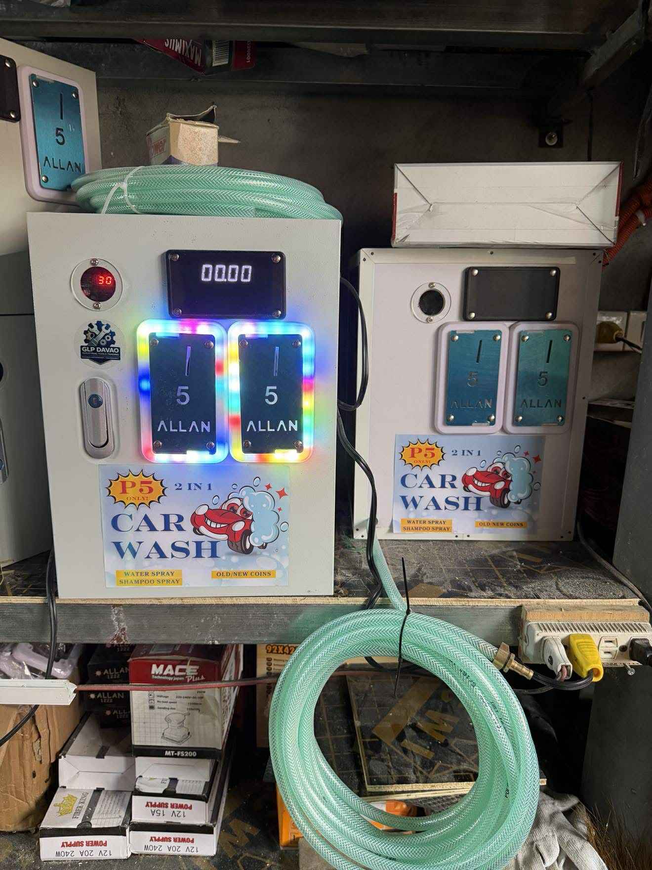 2IN1 FOAMING Vendo Machine & Carwash Vendo Machine with Ledlight ...