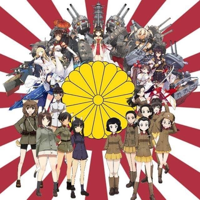Ship Waifu S Kancolle Meets Azur Lane Arpeggio Haifuri Long Live The Land Of The Rising Sun Banzai Credits Christian De Leon Iowa Facebook