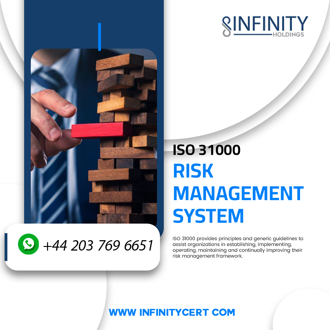 👉ISO 31000 Risk Management System ISO... - Infinity Holdings | Facebook
