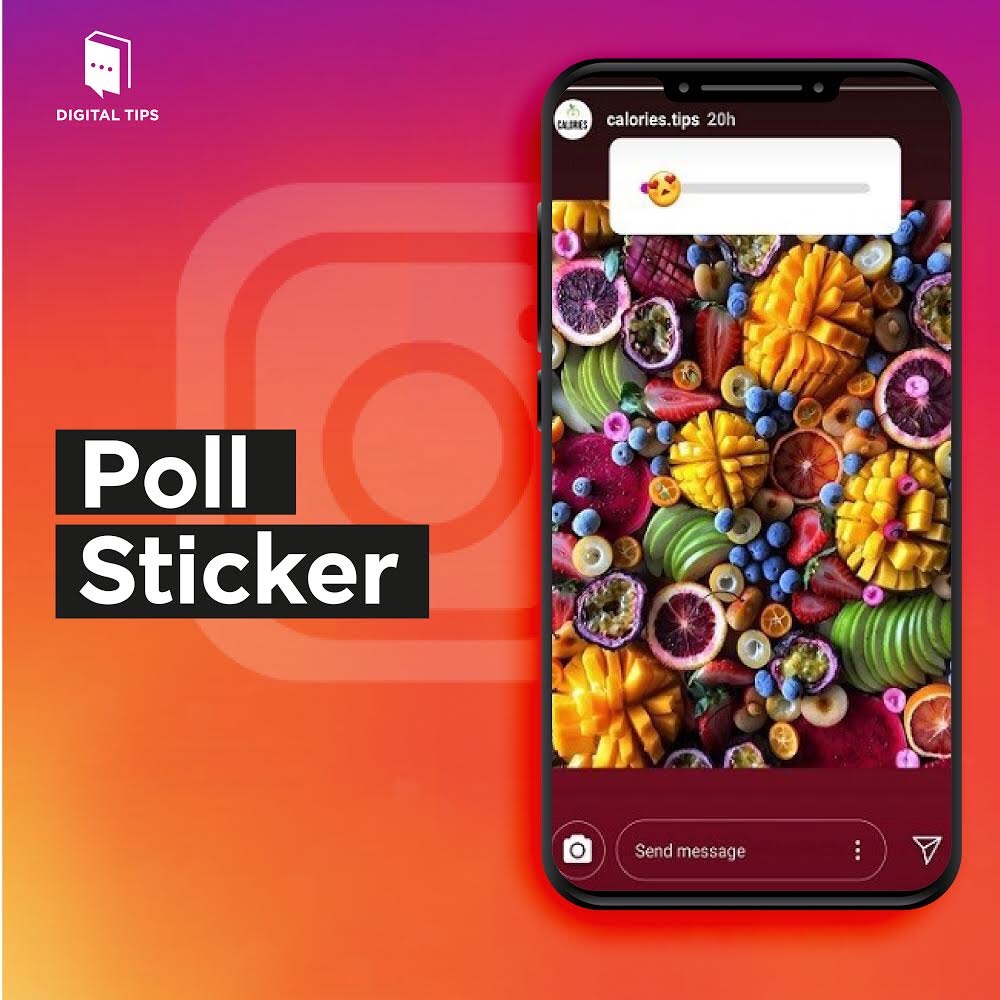 Digital - “Poll Sticker” ....ใช้เพื่อพูดคุยโต้ตอบกับลูกค้า หรือเอาไว้ ...