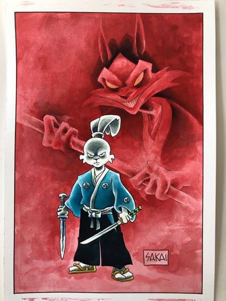 For the first time, Usagi Yojimbo, the iconic samurai rabbit