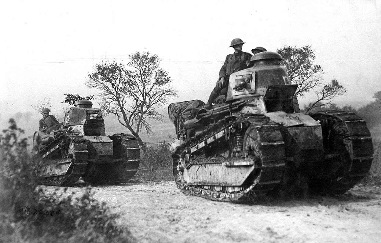M1917 Light Tank an American copy of the French Renault FT