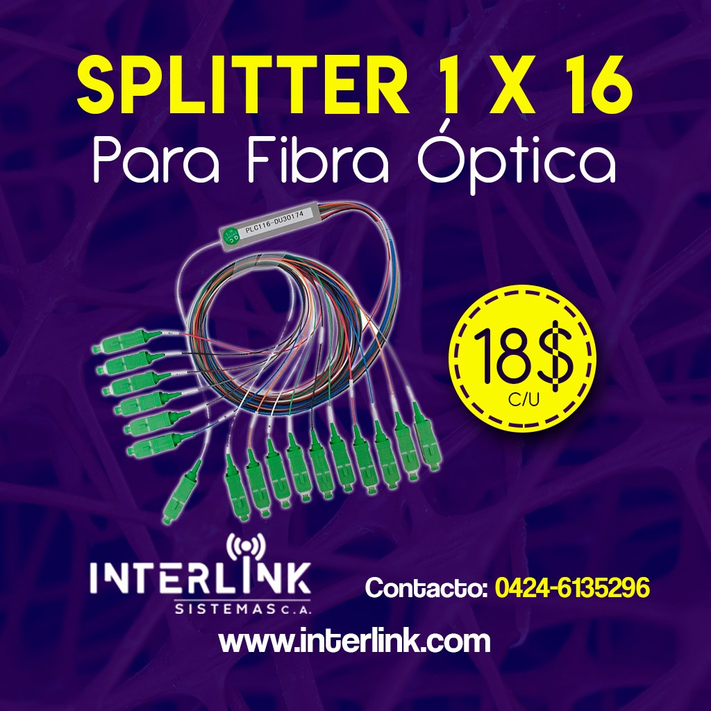 En Venta Splitter 1x16 para Fibra... - Interlink Sistema | Facebook