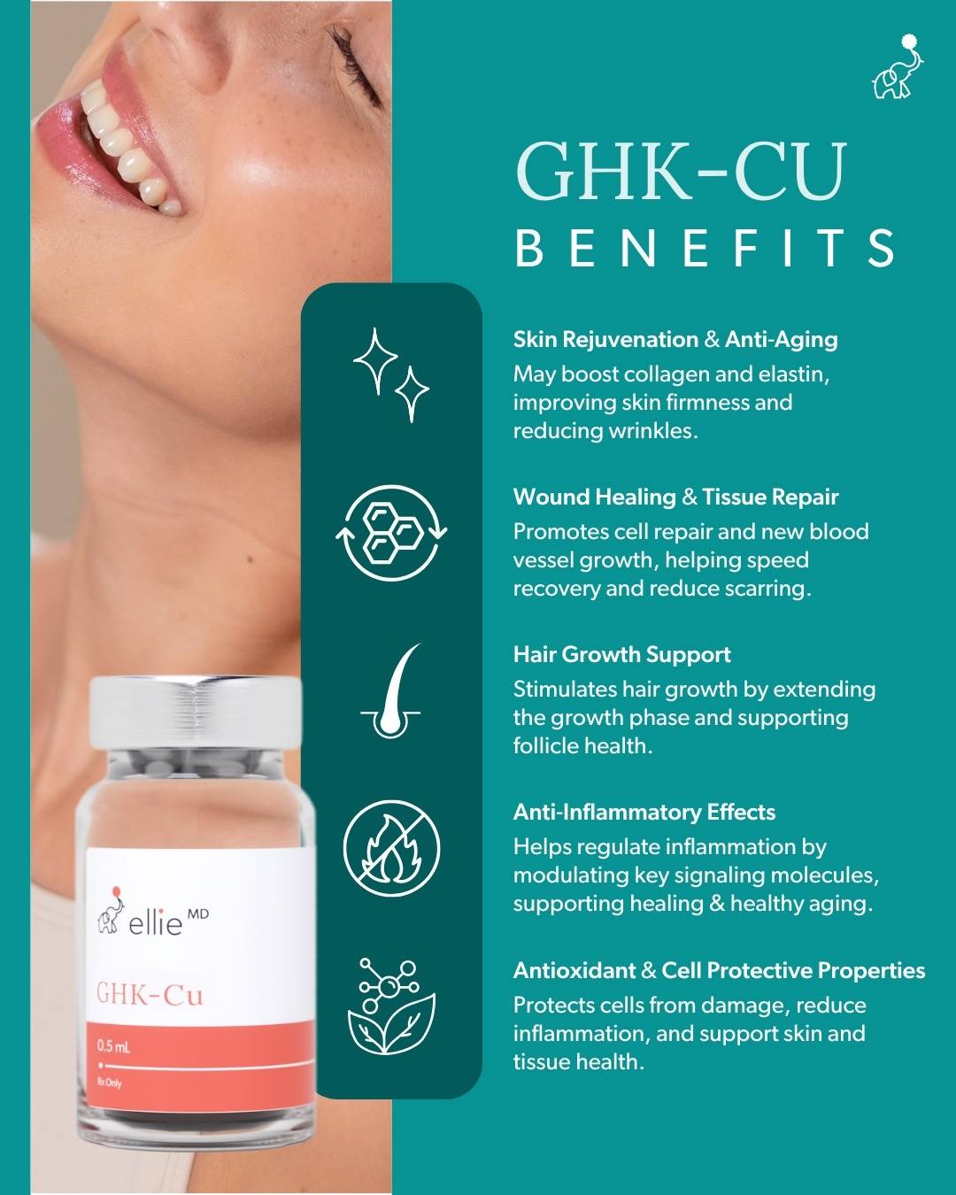 elliemd ghk cu Oral GHK-Cu (copper peptide) is a regenerative oral tablet that provides systemic collagen support, tissue repair & healing, anti-inflammatory & antio Let’s get it reta BAC WATER Select a Pharmacy:Crumlin