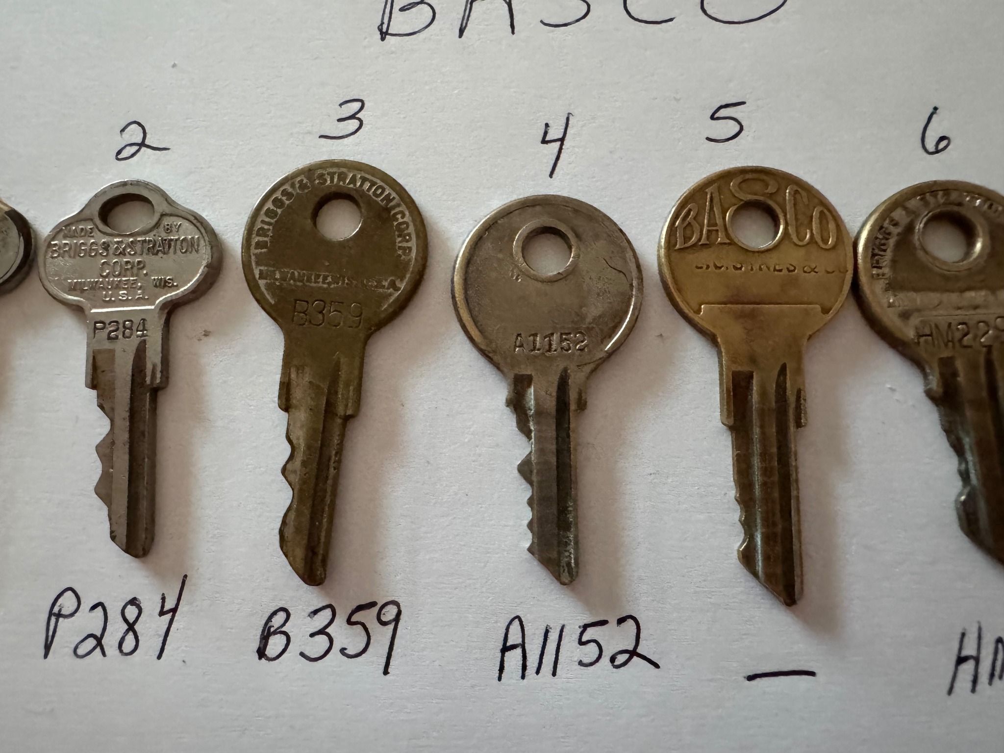 Are these BASCO auto keys?