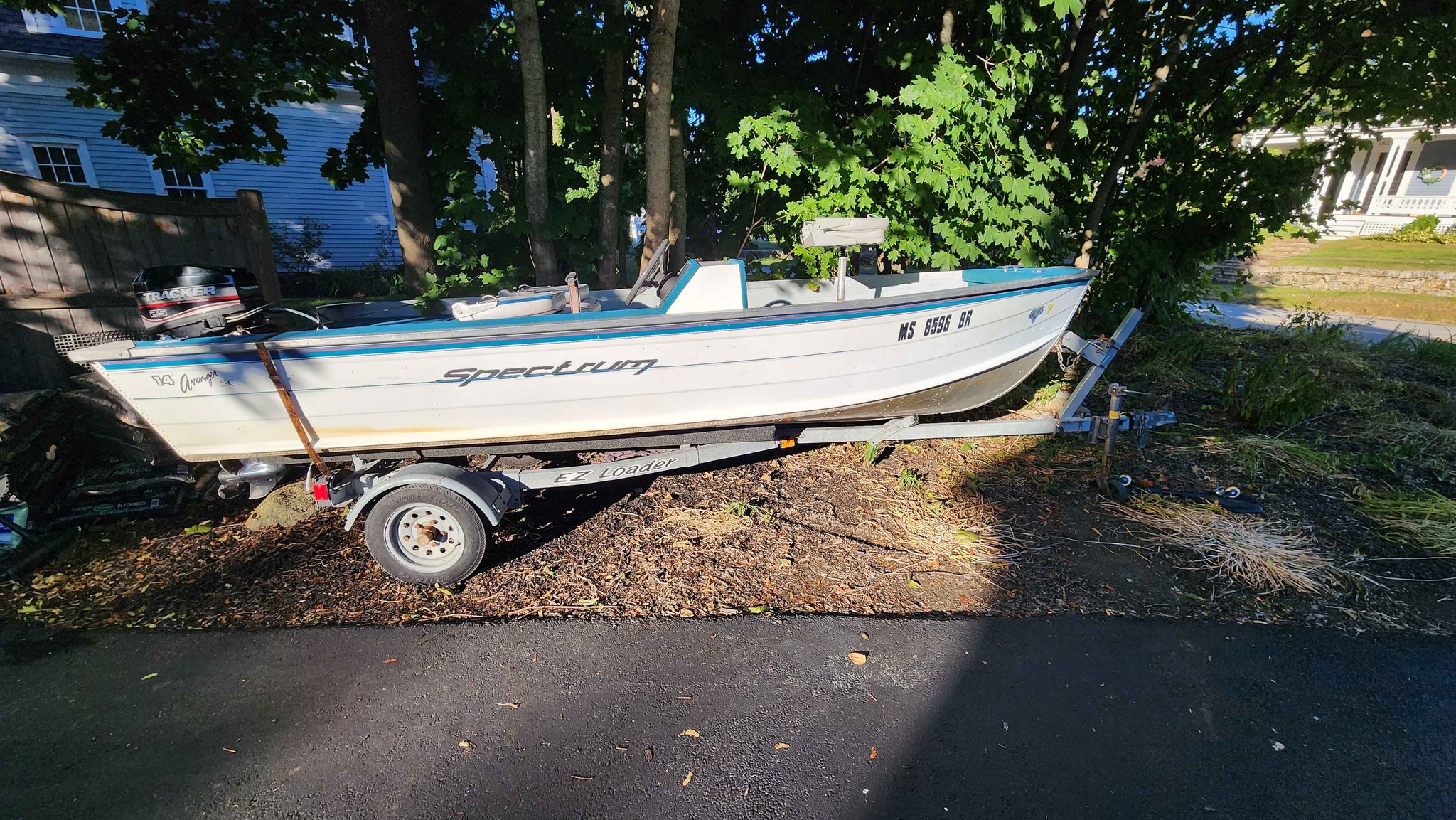【マイリトルテイラー】 1996 Spectrum Avenger SC aluminum boat with a 2002 Mercury Tracker