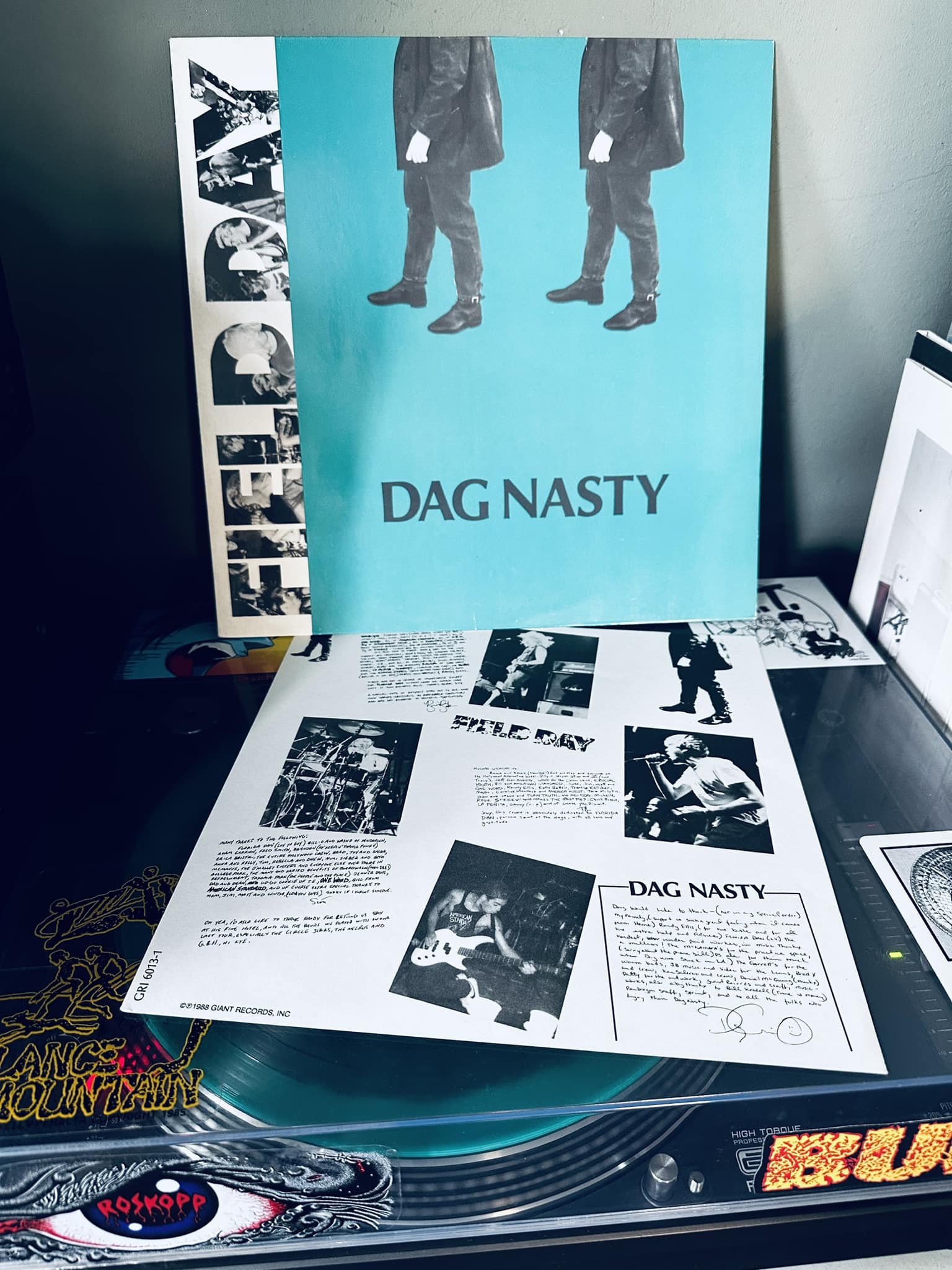 NASTY press レコード DAG 2nd original