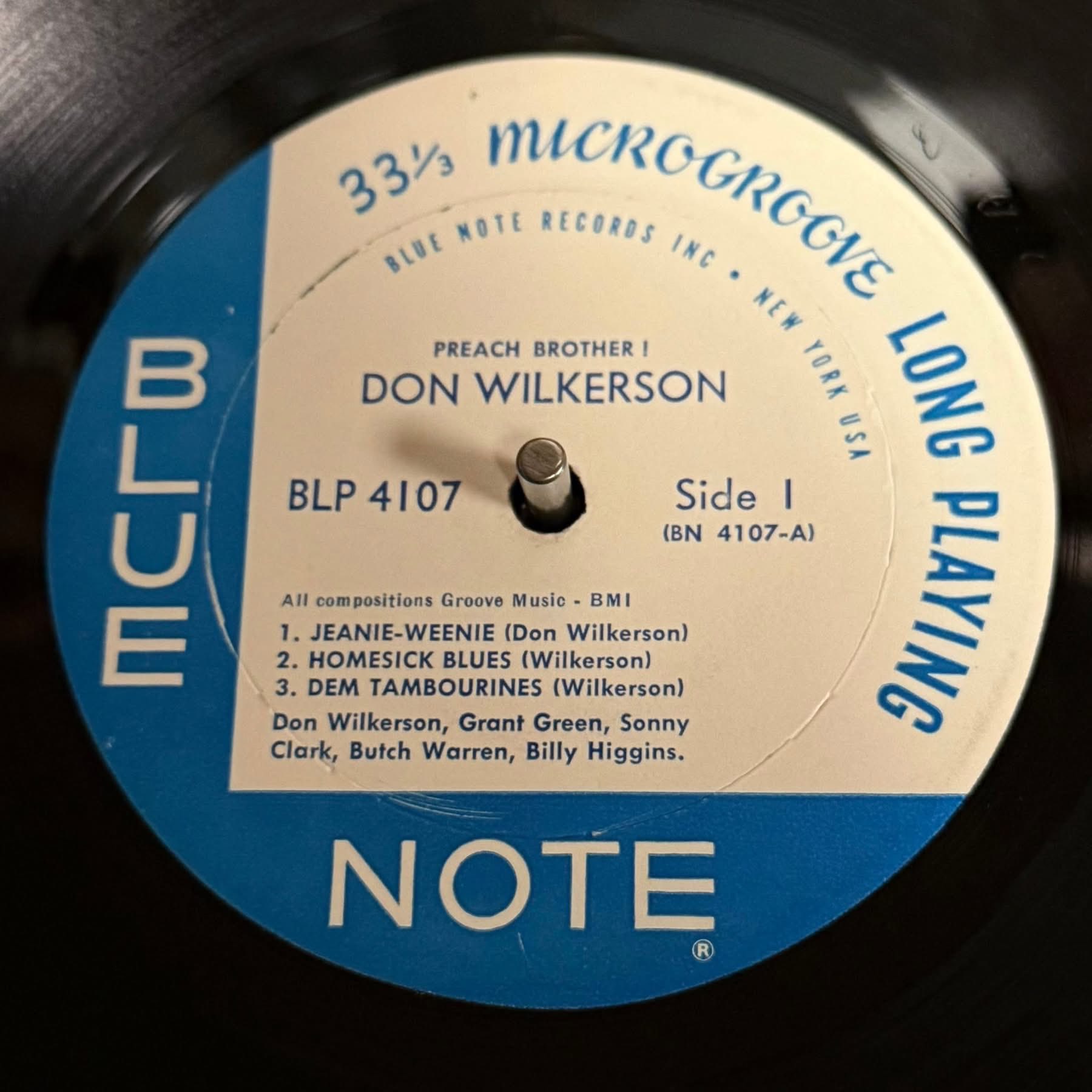 Don Wilkerson's Shoutin' album on Blue Note Records
