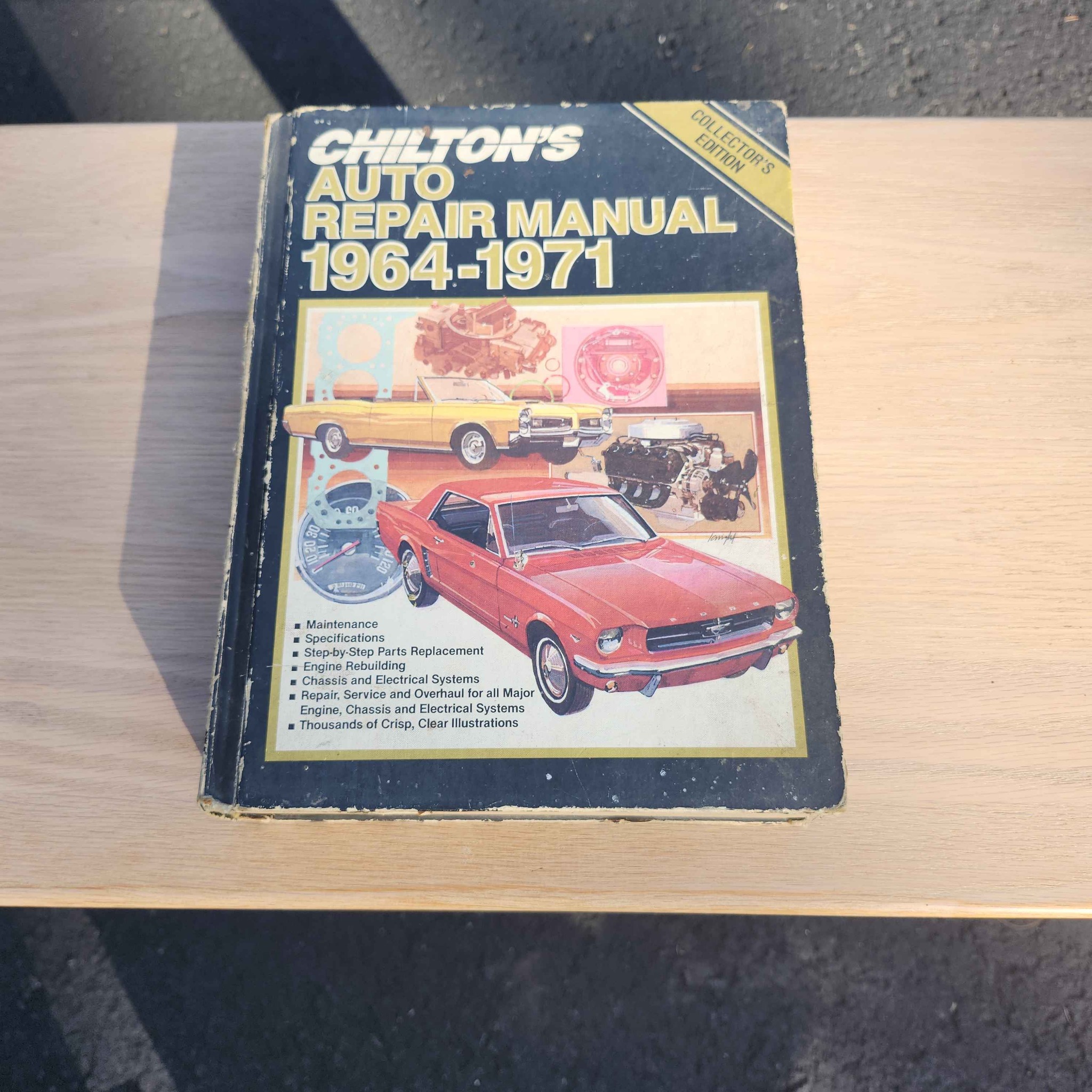 Chilton auto repair manual, 1964- 1971, collectors edition.