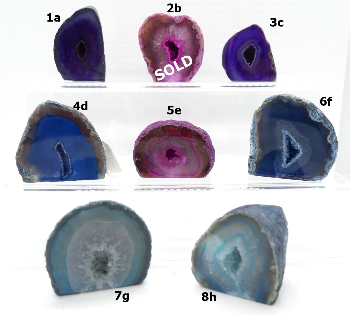 👀💜 Small Agate Geodes - £5 Sizes... - Healing Crystals Cabin | Facebook