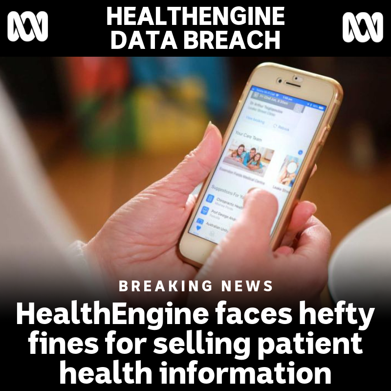 ABC - ‼️HEALTHENGINE DATA BREACH‼️ Australia's biggest medical ...