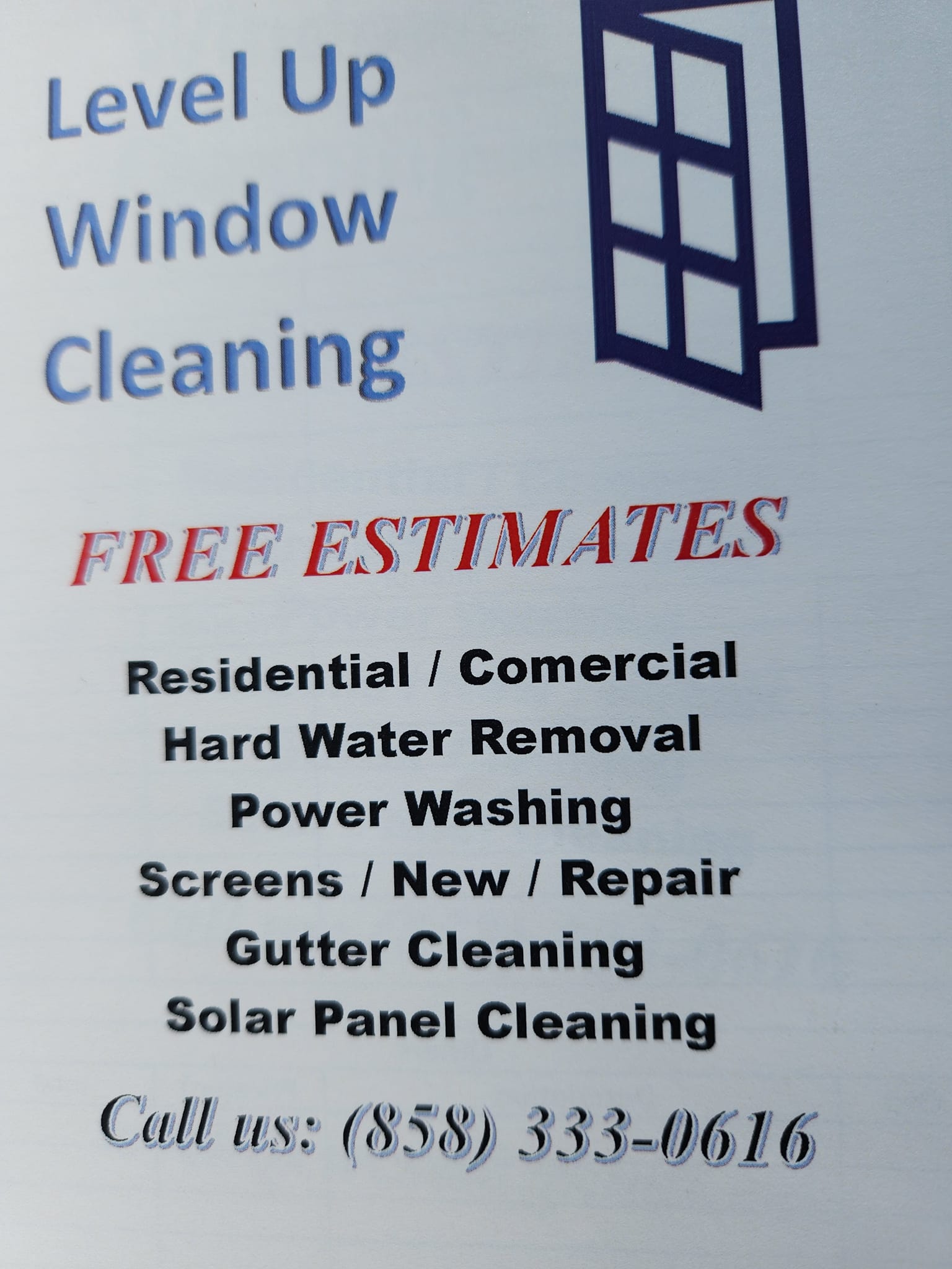 Level Up Window Cleaning | San Diego CA