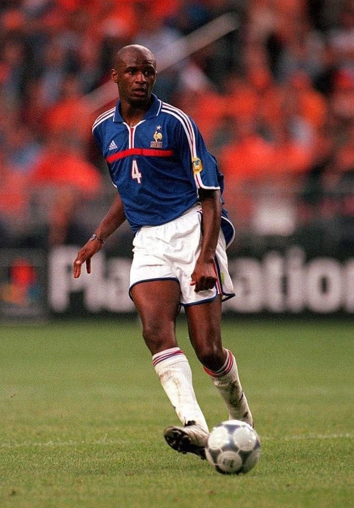Patrick Vieira, former French midfielder, born in 1976