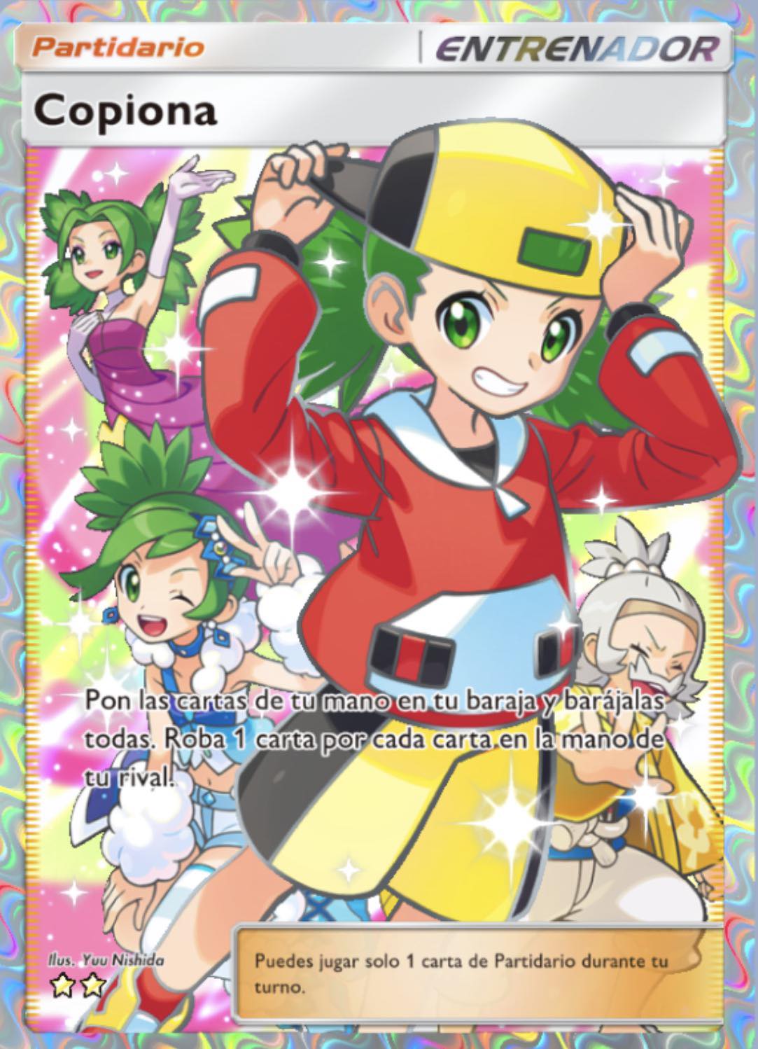 copycat pokemon card full art Copieuse (Copycat) 200/192 trainer - Ultraboost X Epe et Bouclier 7 volution Cleste variation to centering Trading for Copycat card in